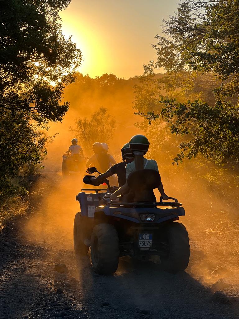 tour Etna quad tramonto