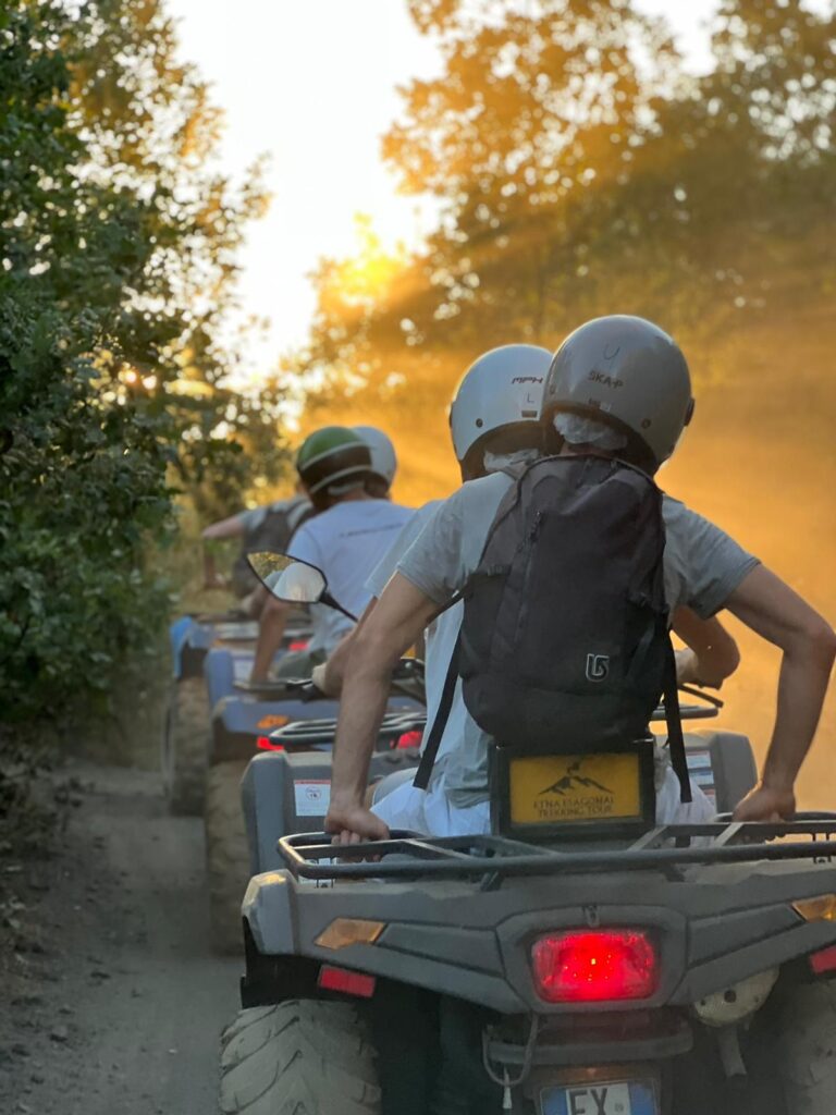 etna quad al tramonto