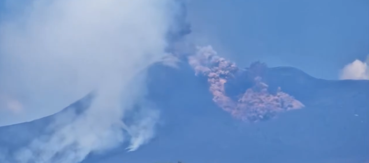 Pyroclastic Flow on Mount Etna – June 2, 2025