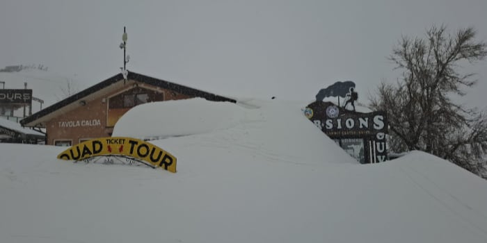 Emergenza neve sull’Etna